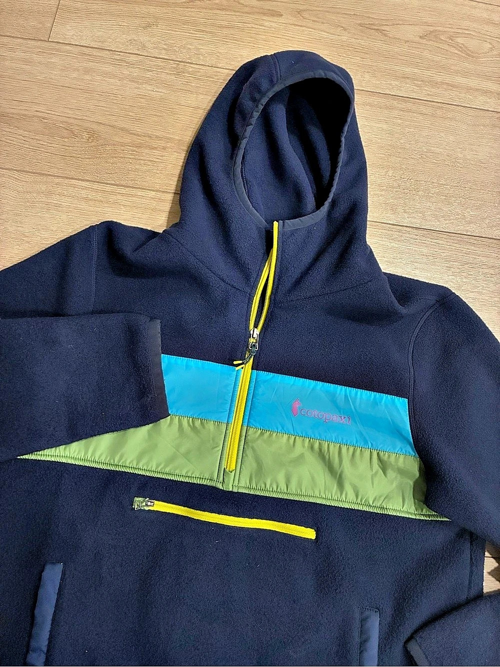 Cotopaxi Men’s Teca Fleece Hooded Half-Zip Pullover Size L
